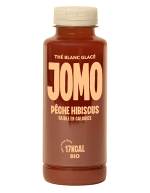 Thé blanc glacé pêche hibiscus JOMO